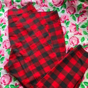 Red Plaid Stevie pants